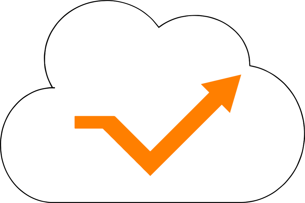 visual data cloud logo