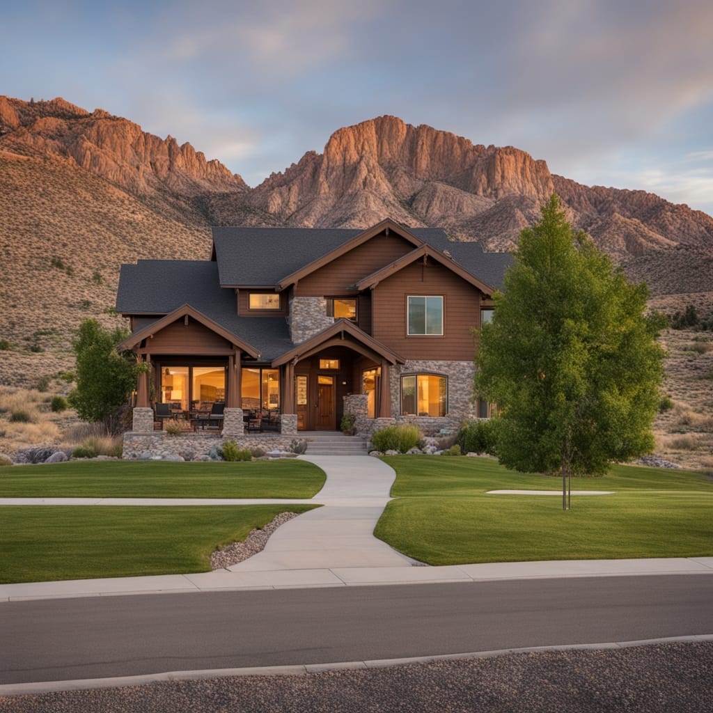An image of a vacant house from Granite Utah. Friendly Homebuyers buys vacant properties even if they are in disrepair.