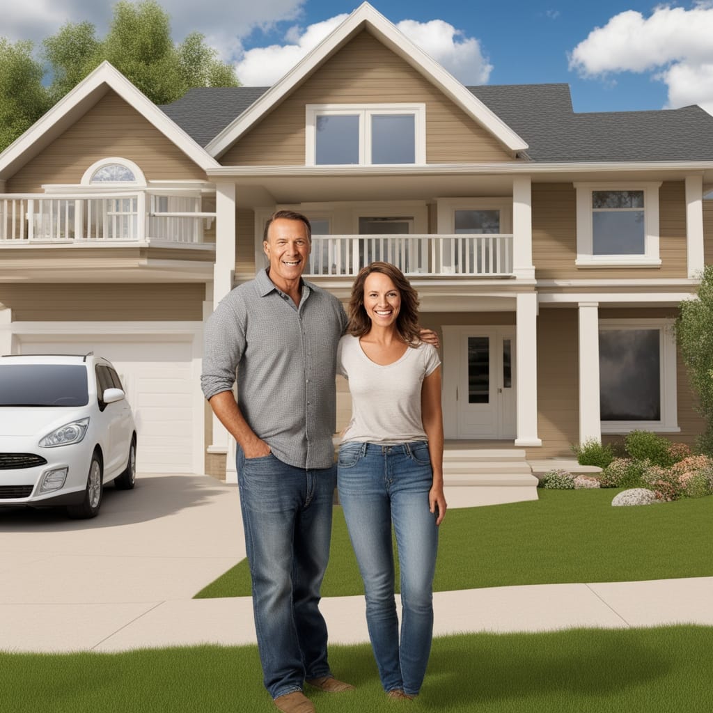 An image of a customer standing in front of an inherited house from Alta Utah that they just sold fast for cash to Friendly Homebuyers.