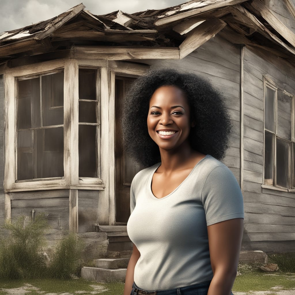 An image of a customer standing in front of an inherited house from Murray Utah that they just sold fast for cash to Friendly Homebuyers.