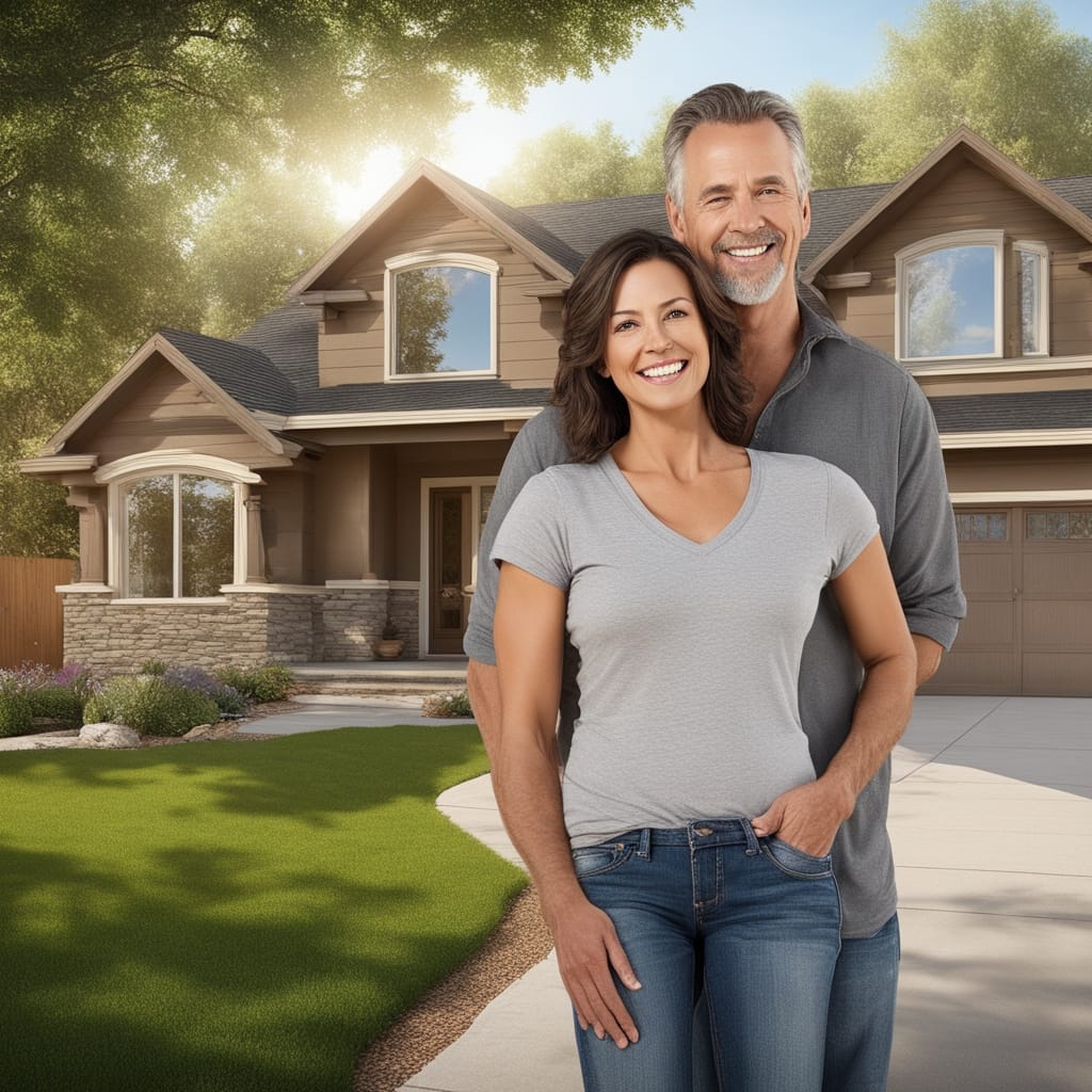 An image of a customer standing in front of an inherited house from Parley's Canyon Utah that they just sold fast for cash to Friendly Homebuyers.