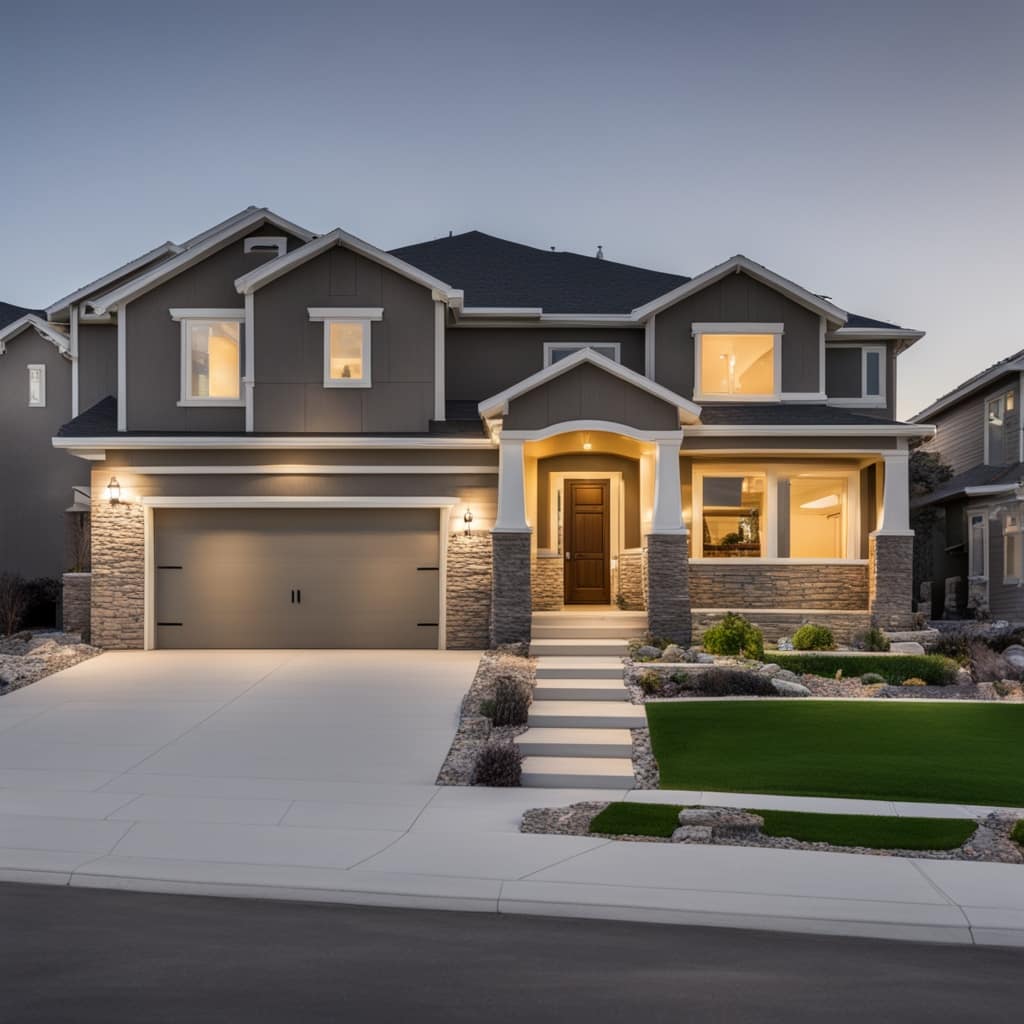 An image of a vacant house from Herriman Utah. Friendly Homebuyers buys vacant properties even if they are in disrepair.