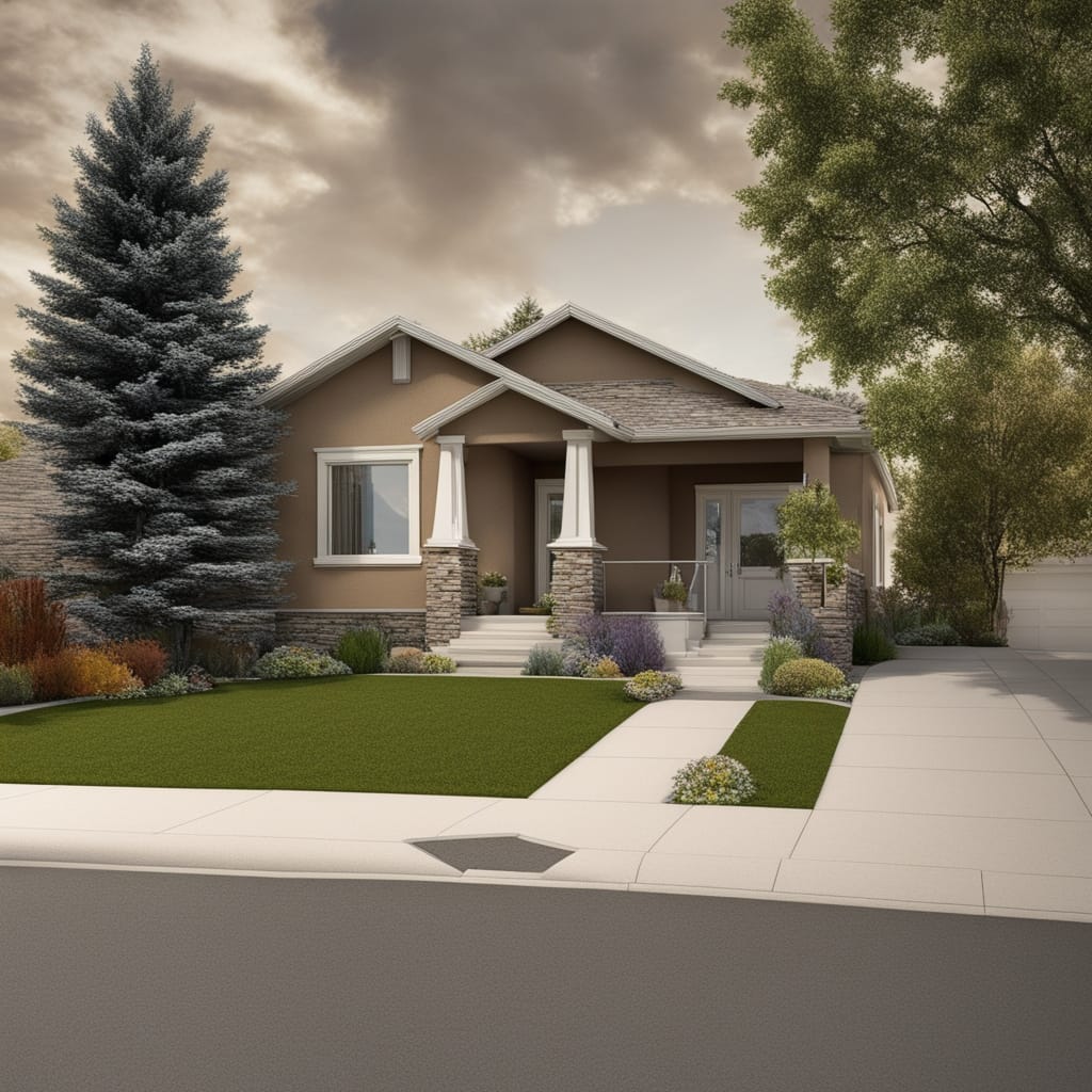 An image of a vacant house from Magna Utah. Friendly Homebuyers buys vacant properties even if they are in disrepair.