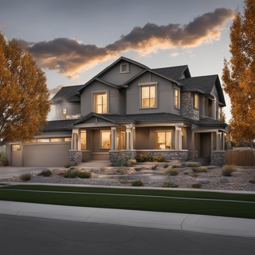 An image of a vacant house from Riverton Utah. Friendly Homebuyers buys vacant properties even if they are in disrepair.