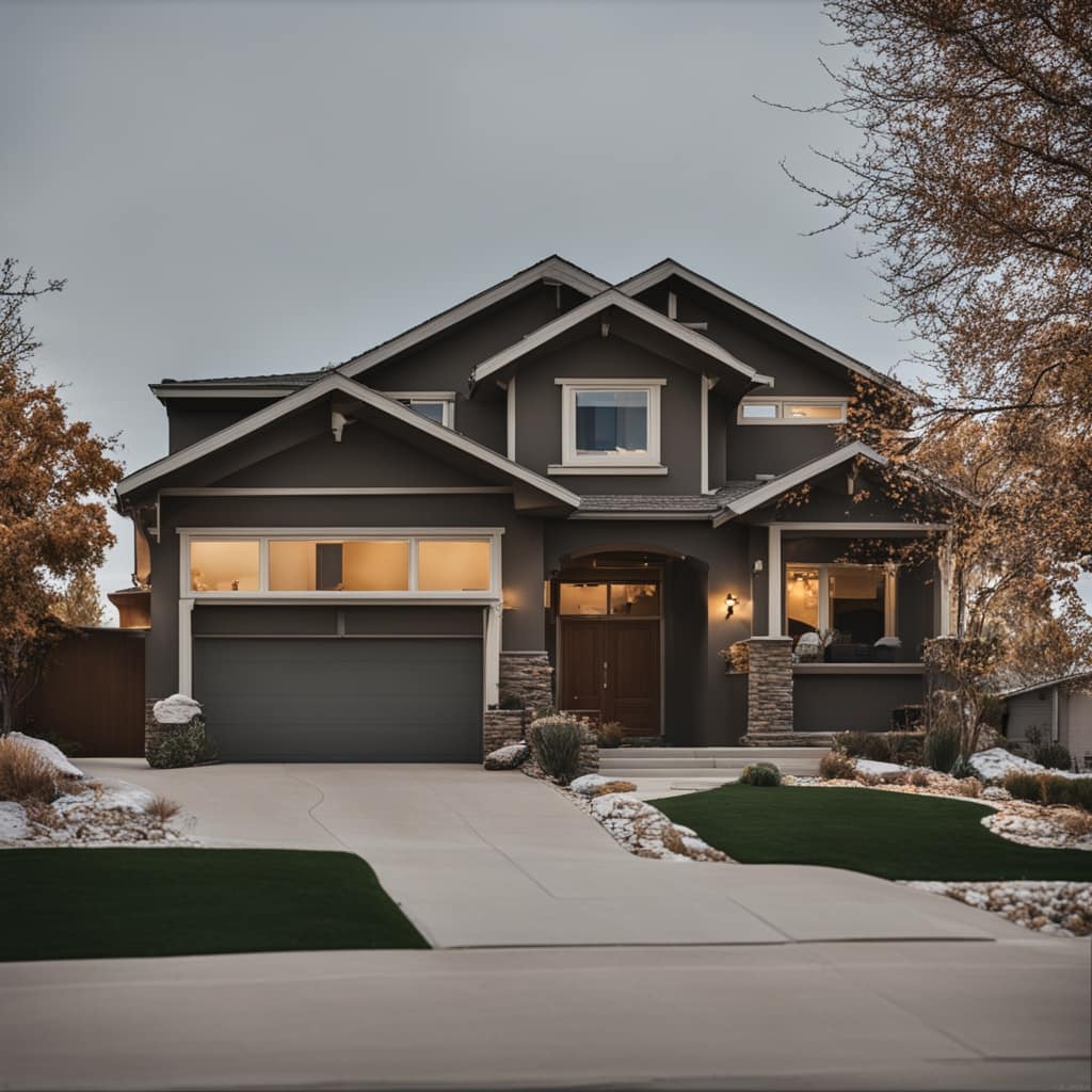 An image of a vacant house from Sandy Utah. Friendly Homebuyers buys vacant properties even if they are in disrepair.