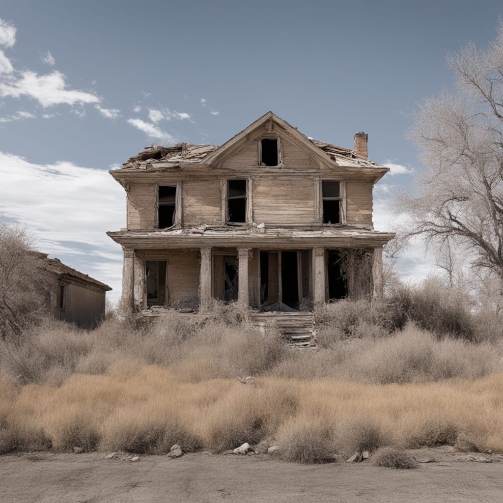 An image of a distressed house from South Salt Lake City Utah.