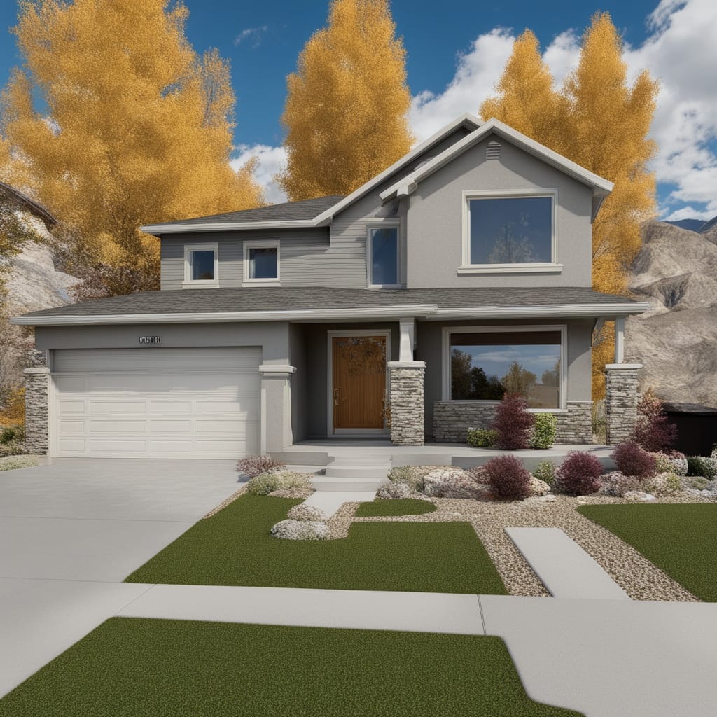 An image of a vacant house from Taylorsville Utah. Friendly Homebuyers buys vacant properties even if they are in disrepair.