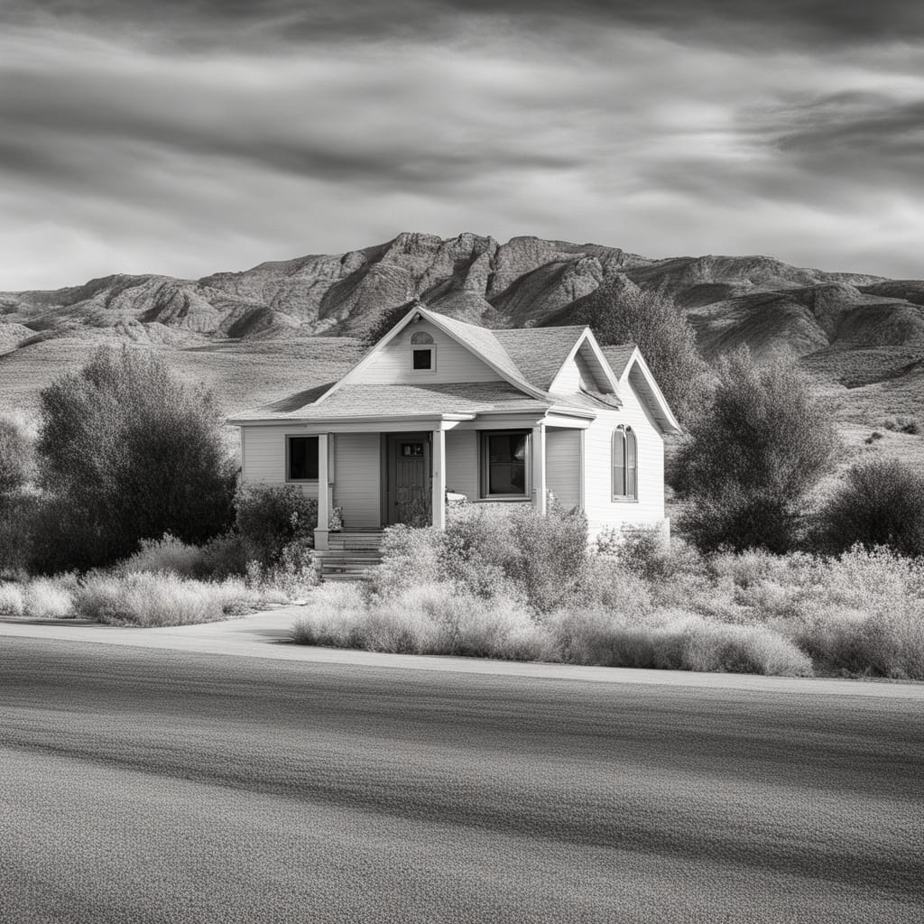 An image of a vacant house from White City Utah. Friendly Homebuyers buys vacant properties even if they are in disrepair.